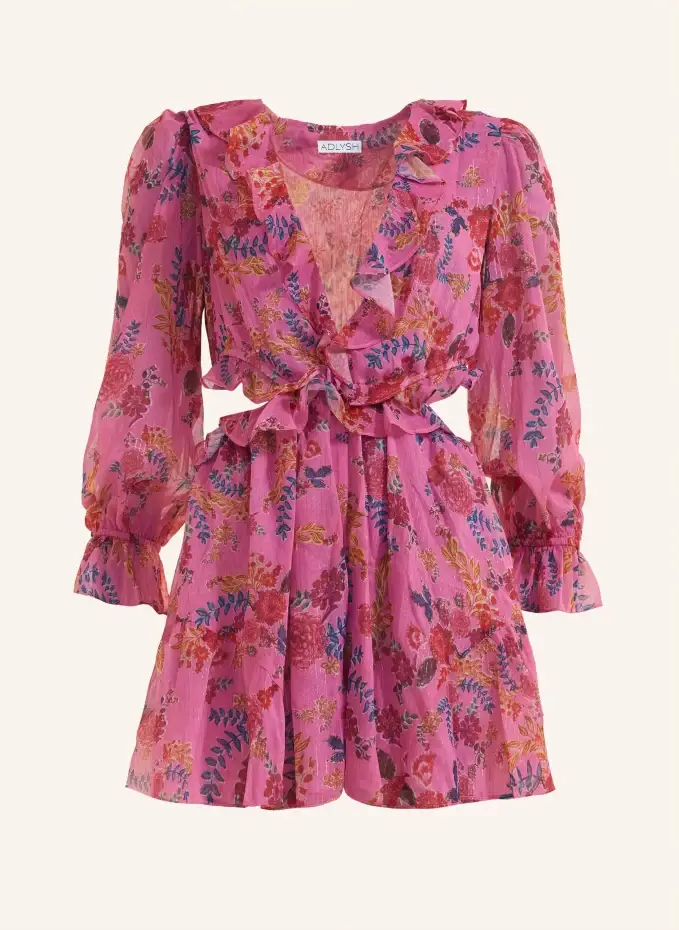 ADLYSH Abendkleid JUMPSUIT DAHLIA FLOWERS Lagerräumung