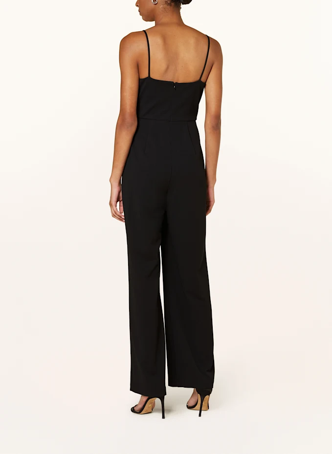 ADRIANNA PAPELL Jumpsuit mit Schmuckperlen Letzte 3 Tage