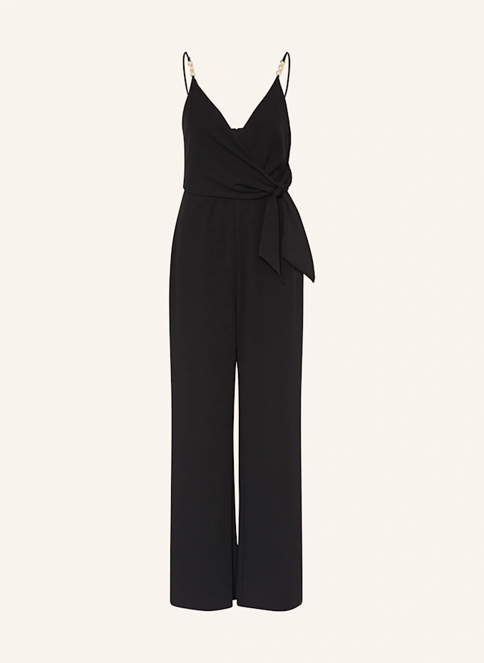 ADRIANNA PAPELL Jumpsuit mit Schmuckperlen Letzte 3 Tage