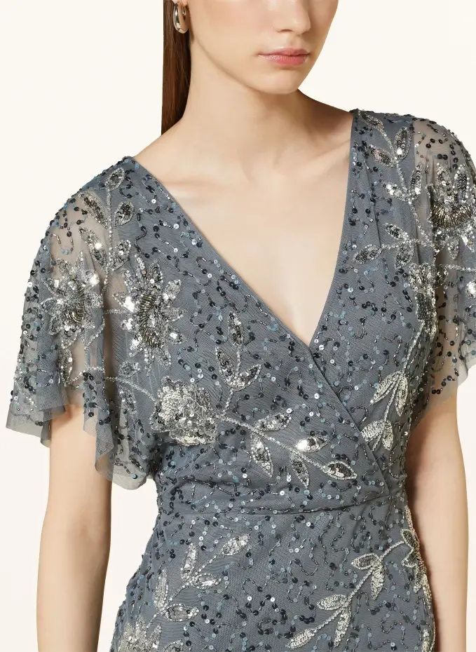 ADRIANNA PAPELL Abendkleid mit Pailletten Letzte 2 Tage
