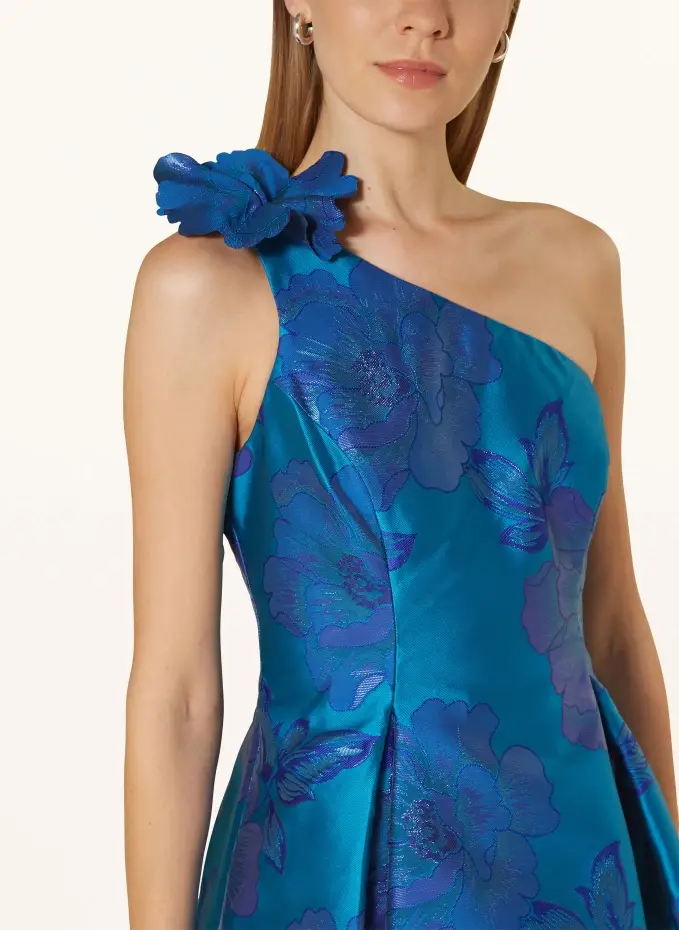 ADRIANNA PAPELL One-Shoulder-Kleid aus Jacquard Vierteljährliche Förderung