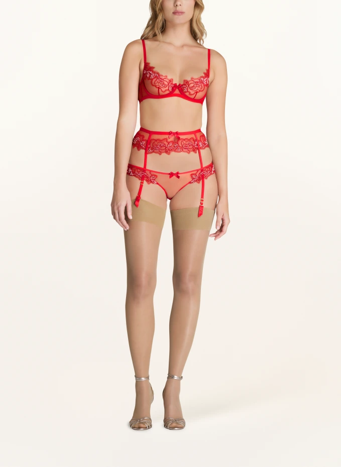 Agent Provocateur Strumpfhalter LINDIE mit Schmuckperlen Riesige Rabatte
