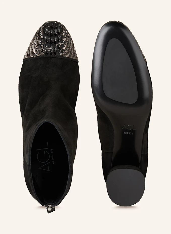 AGL Stiefeletten VETA CRYSTAL mit Schmucksteinen Bis zu 50% Rabatt