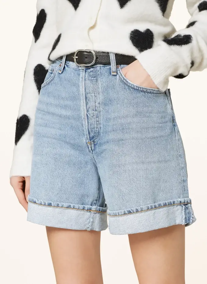 AGOLDE Jeansshorts DAME Kostenlose Rückgabe