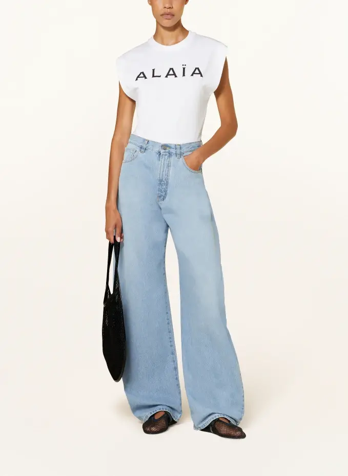 ALAÏA Schultertasche ONE PIECE M mit Pouch Kostenlose Rückgabe