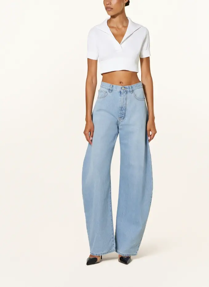 ALAÏA Cropped-Strickshirt 50% Rabatt mit kostenlosem Versand
