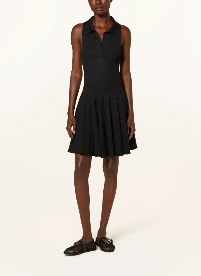 ALAÏA Strick-Polokleid Clearance-Verkauf