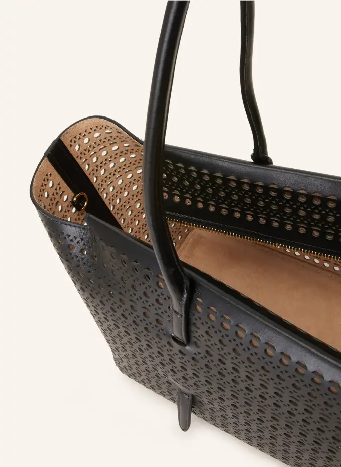 ALAÏA Shopper NEW MINA 32 mit Pouch Speichern exportieren