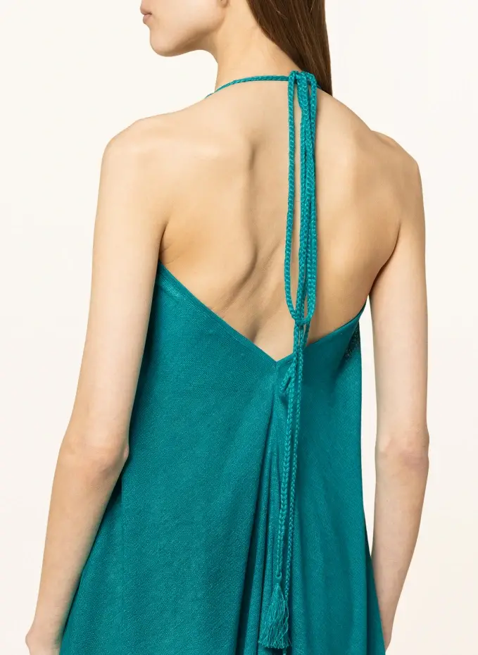 ALANUi Strickkleid GET LOST aus Leinen 2025