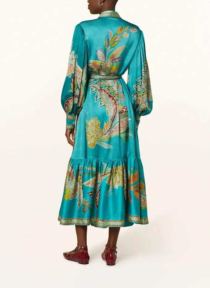 ALÉMAIS Hemdblusenkleid FRANCA aus Seide Weihnachtsangebot