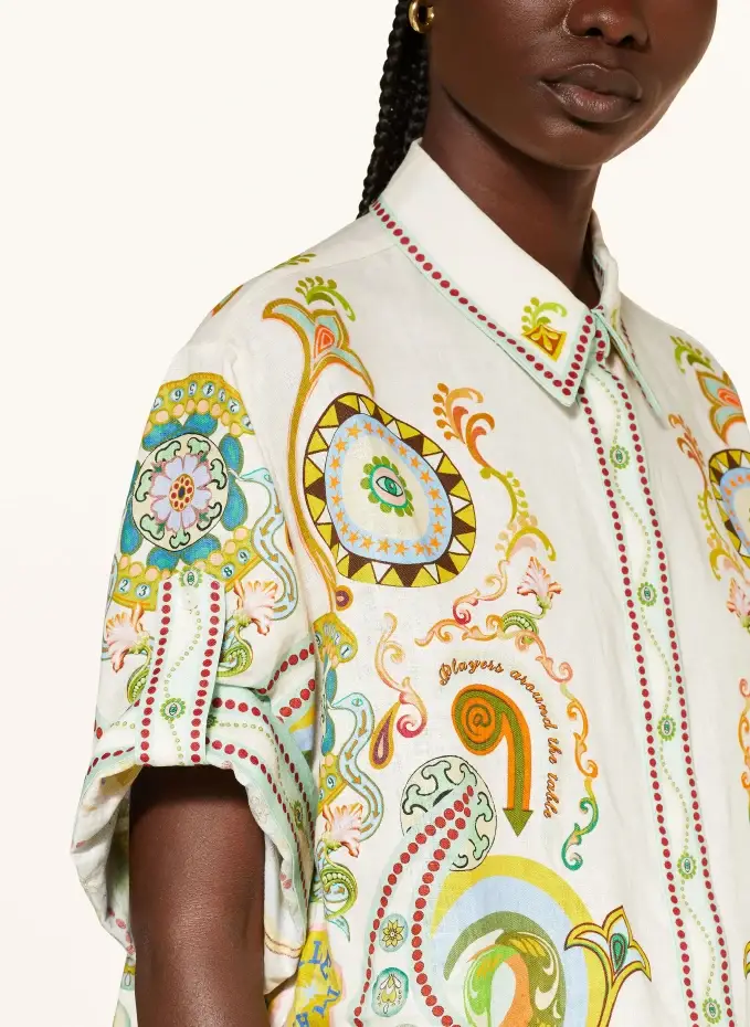 ALÉMAIS Hemdbluse PINBALL aus Leinen Jubiläumsangebot