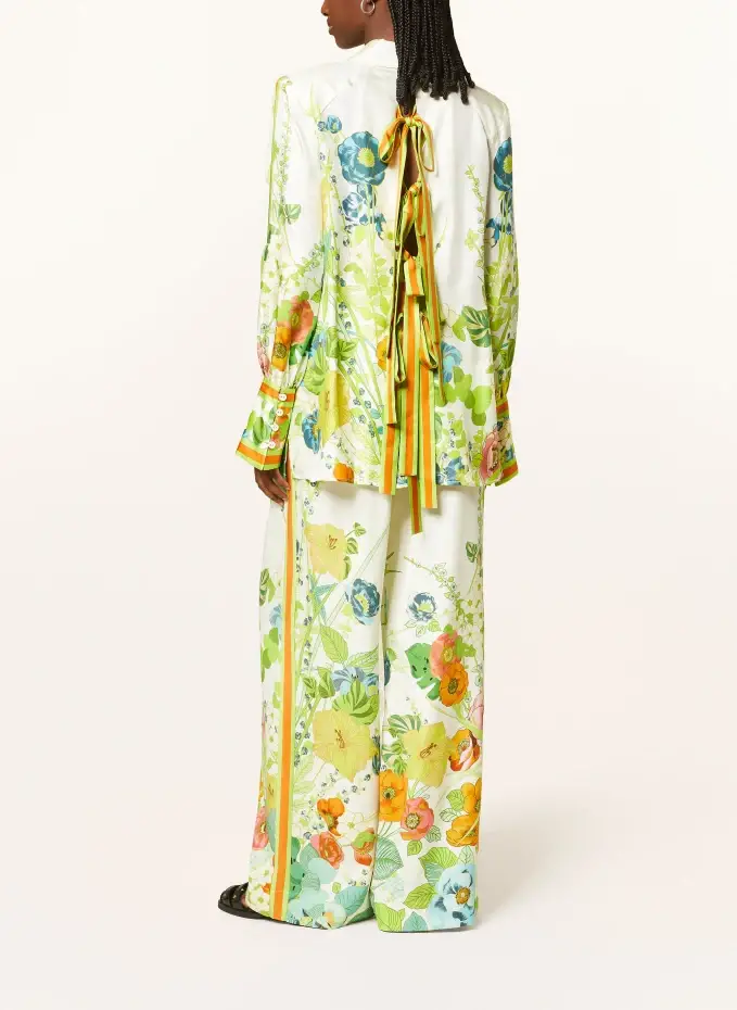 ALÉMAIS Seidenbluse CONSTANCE mit Cut-out Große Rabatte