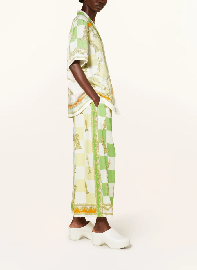 ALÉMAIS Leinenhose CHECKMATE Saisonale Angebote