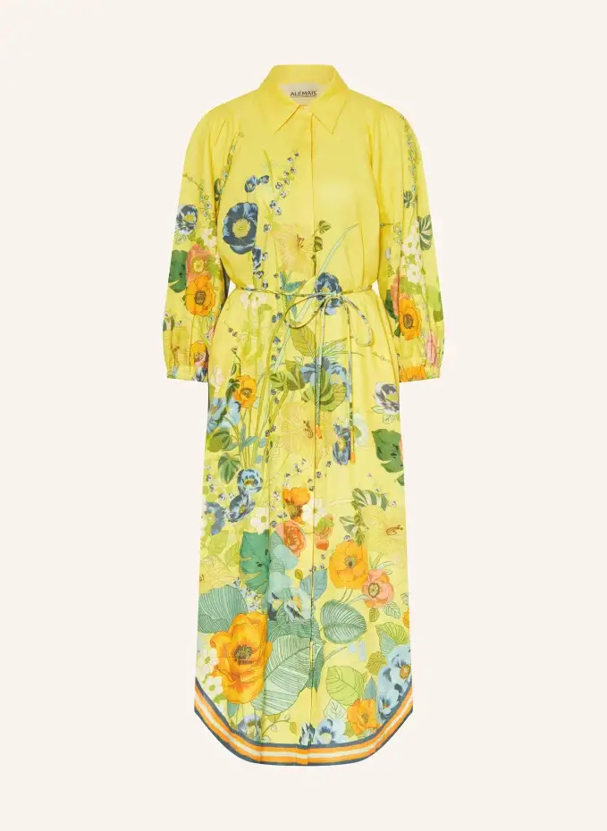 ALÉMAIS Hemdblusenkleid CRESIDA aus Leinen Kauf eins, bekomm eins gratis