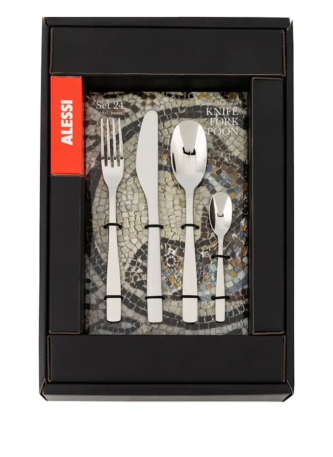 ALESSI 24-tlg. Besteck-Set KNIFEFORKSPOON Jubiläumsangebot