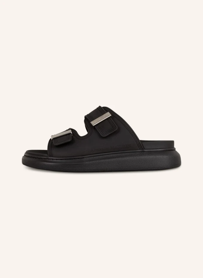 Alexander McQUEEN Plateau-Pantoletten Rabatt