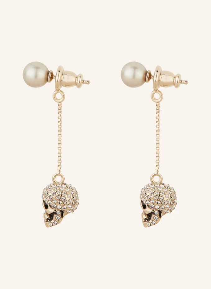 Alexander McQUEEN Ohrhänger PAVE SKULL Osterangebot