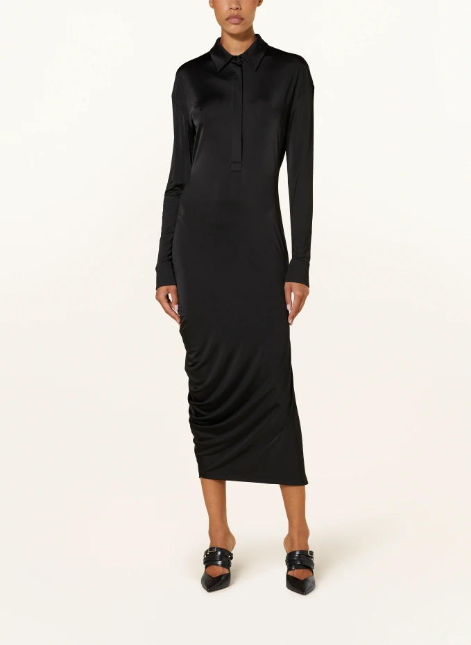 Alexander McQUEEN Hemdblusenkleid aus Jersey Begrenzte Freigabe