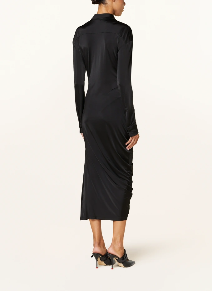 Alexander McQUEEN Hemdblusenkleid aus Jersey Begrenzte Freigabe