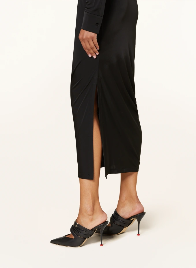 Alexander McQUEEN Hemdblusenkleid aus Jersey Begrenzte Freigabe