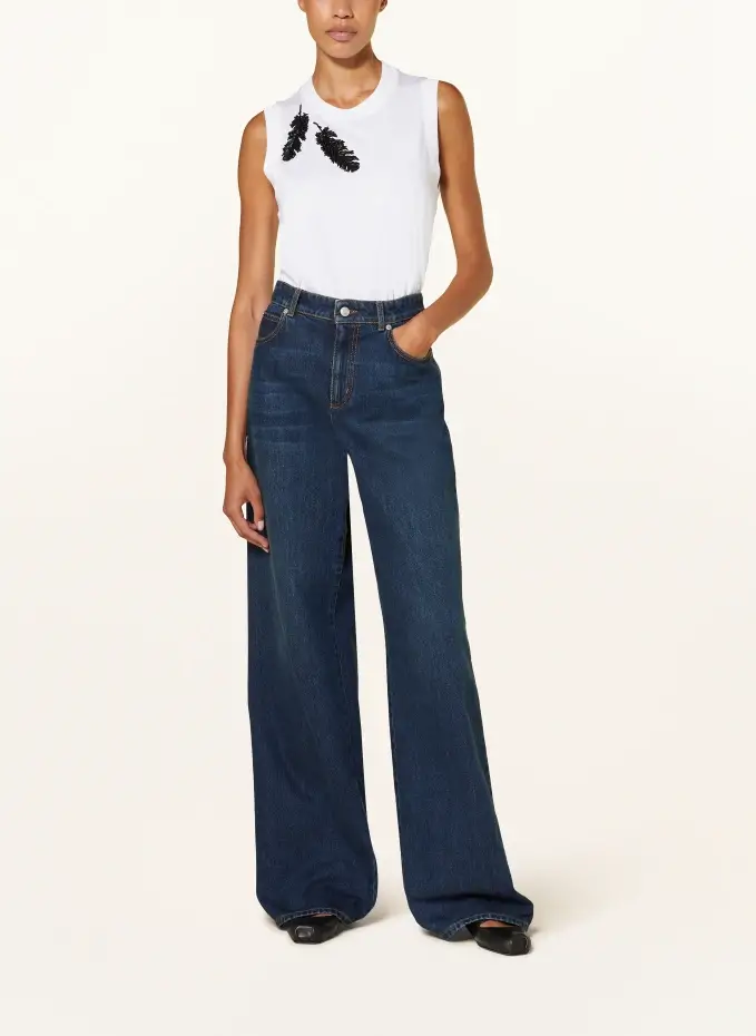 Alexander McQUEEN Top mit Schmucksteinen Letzter Tag
