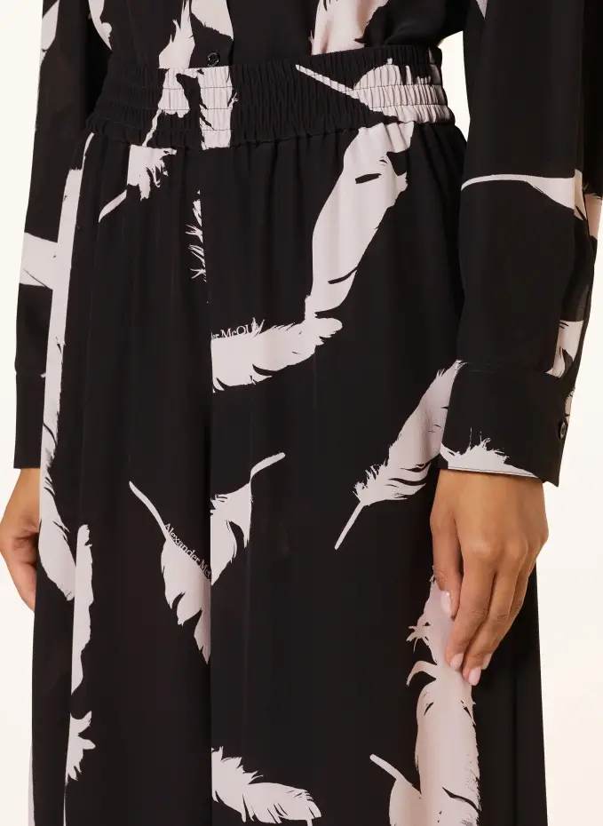 Alexander McQUEEN Marlenehose aus Seide Black Friday Preise