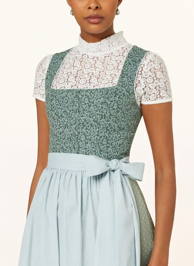 ALISSA BY KINGA MATHE Dirndl VIOLA mit Leinen im Angebot