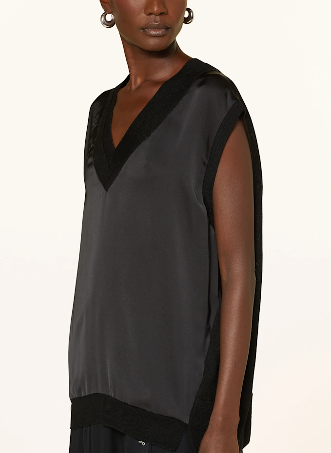 ALLSAINTS Top BERN im Materialmix Exklusivangebot