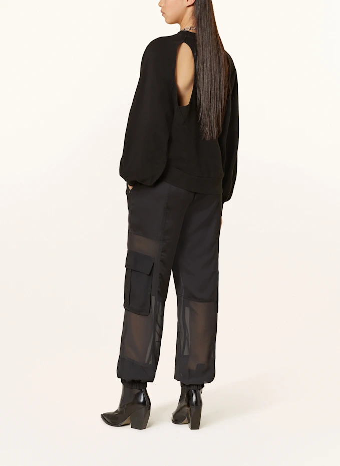 ALLSAINTS Carghose JODY aus Satin Black Friday