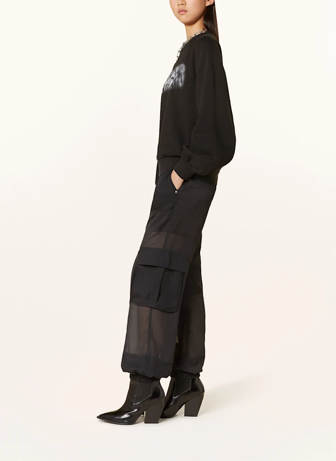 ALLSAINTS Carghose JODY aus Satin Black Friday