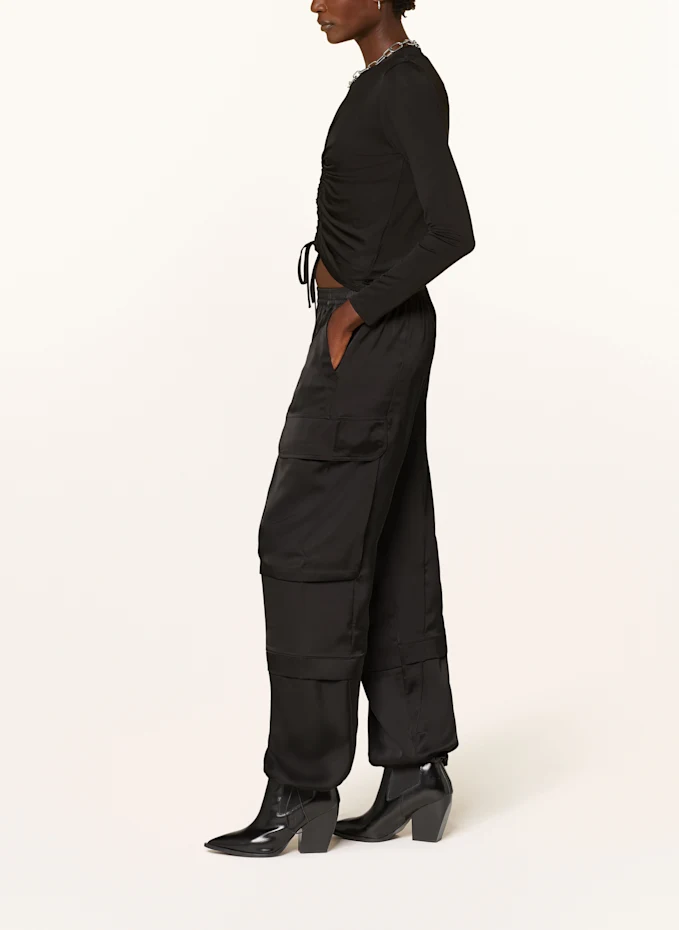 ALLSAINTS Cargohose BARBARA aus Satin Riesige Ersparnisse