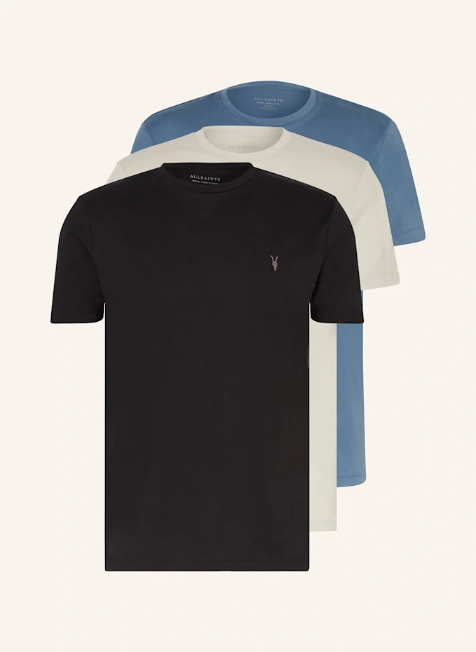 ALLSAINTS 3er-Pack T-Shirts BRACE SS Letzte 2 Tage