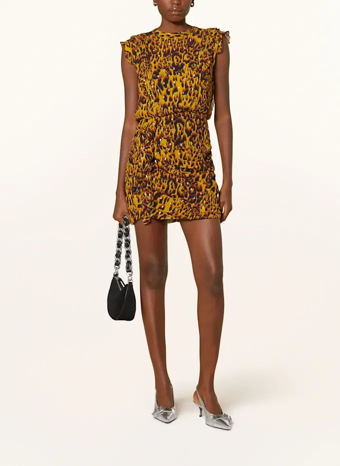 ALLSAINTS Kleid HALI mit Glitzergarn Clearance-Verkauf
