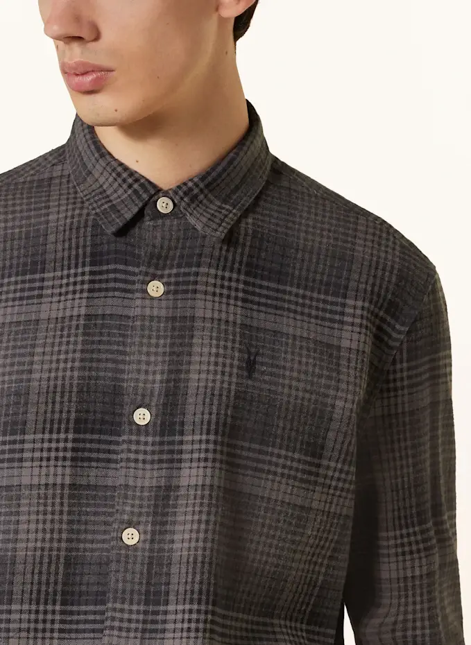 ALLSAINTS Flanellhemd SONIK Relaxed Fit Black Friday Preise