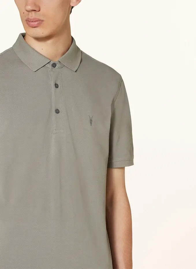 ALLSAINTS Piqué-Poloshirt REFORM Slim Fit im Angebot