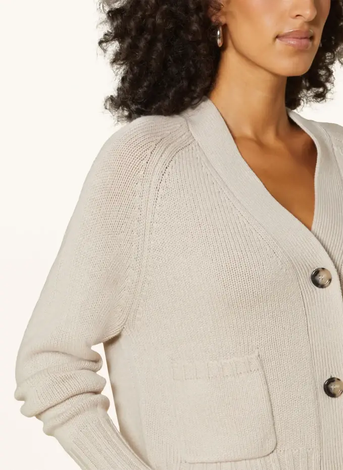 ALLUDE Strickjacke mit Cashmere Große Rabatte