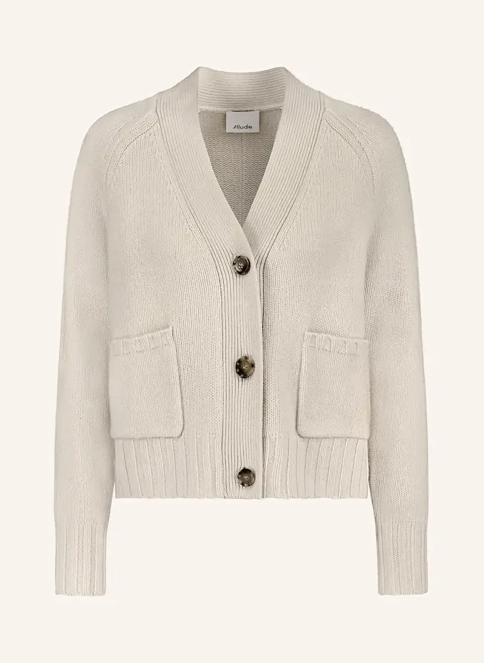 ALLUDE Strickjacke mit Cashmere Große Rabatte