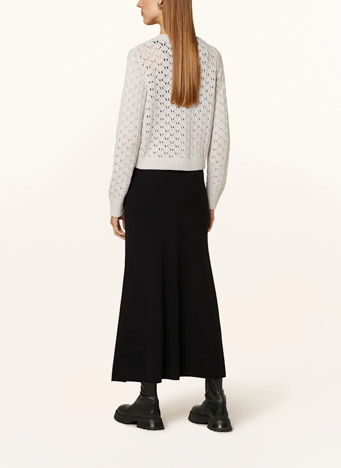 ALLUDE Strickjacke mit Cashmere und Schmucksteinen Super Sparpreis