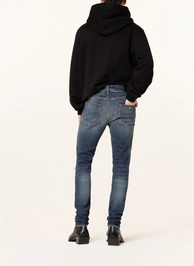 AMIRI Destroyed Jeans MX1 PLAID Skinny Fit Bestseller