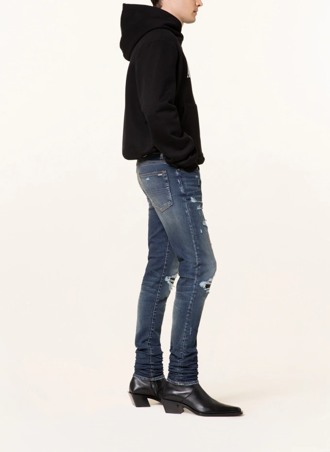 AMIRI Destroyed Jeans MX1 PLAID Skinny Fit Bestseller
