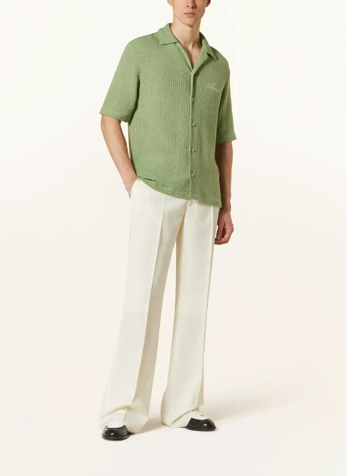 AMIRI Strickhemd Regular Fit mit Glitzergarn Muttertagsangebot
