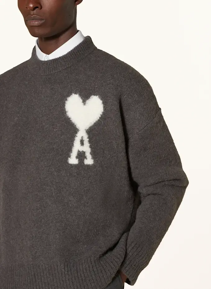AMI PARIS Alpaka-Pullover Lagerräumung