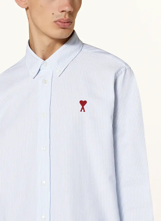 AMI PARIS Oxfordhemd Regular Fit Sonderangebot der Fabrik