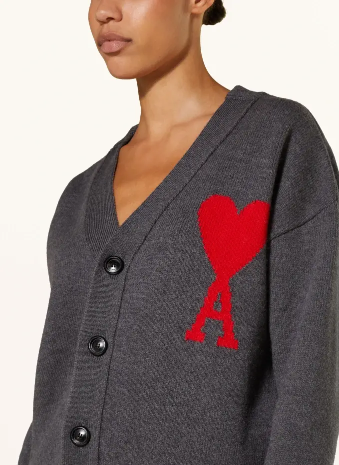 AMI PARIS Oversized-Strickjacke Günstiger Verkauf