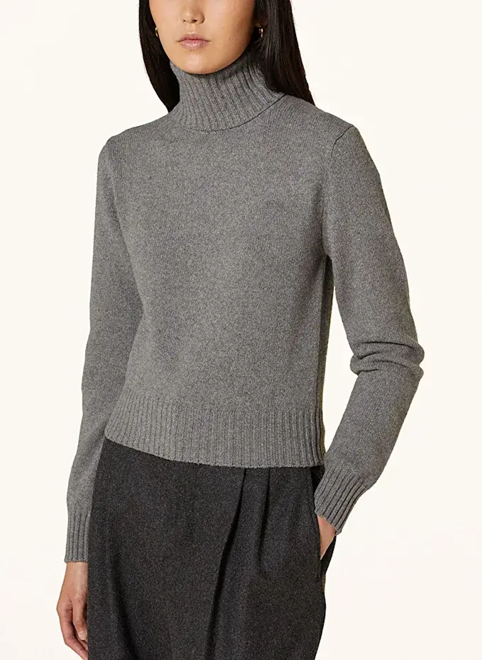 AMI PARIS Rollkragenpullover aus Cashmere Limitierter Zeitrabatt