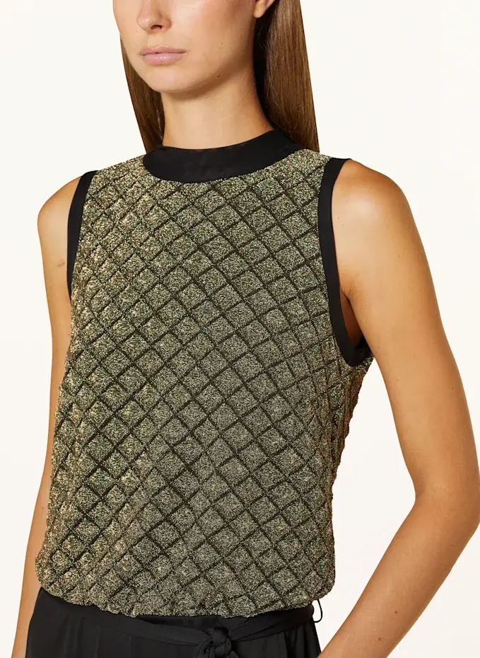 Ana Alcazar Jumpsuit mit Glitzergarn Discount Store für neue Produkte