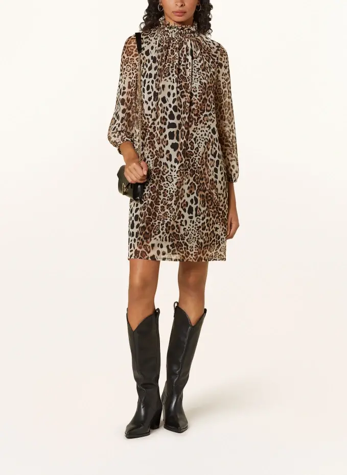 Ana Alcazar Mesh-Kleid mit 3/4-Arm Speichern exportieren