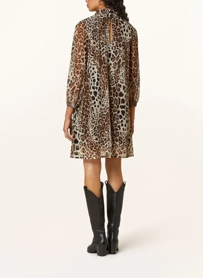 Ana Alcazar Mesh-Kleid mit 3/4-Arm Speichern exportieren